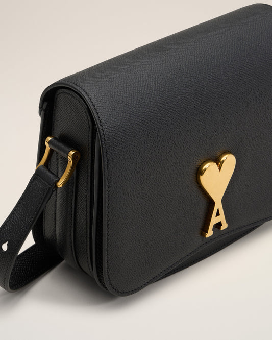Black Leather Paris Paris Bag