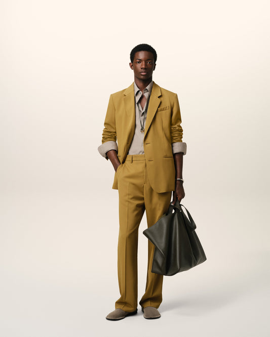 Mustard Wool Semi-Lined Jacket