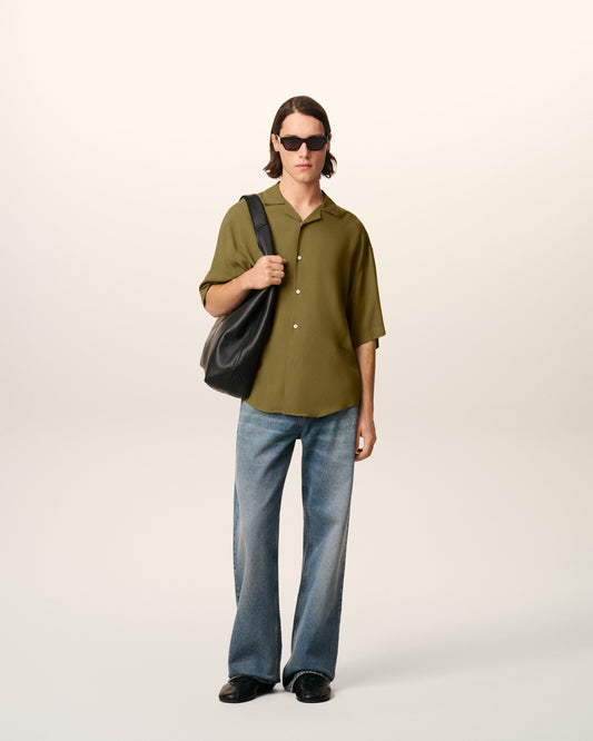 Green Ami Camp Short Sleeved Shirt