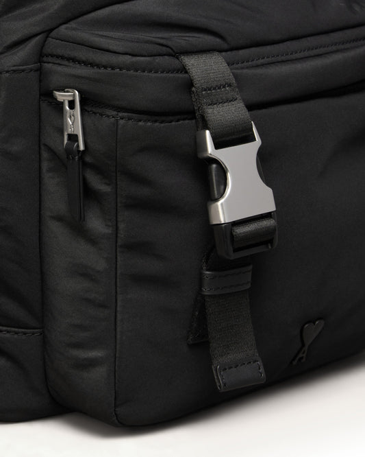 Black Nylon Ami De Coeur Backpack
