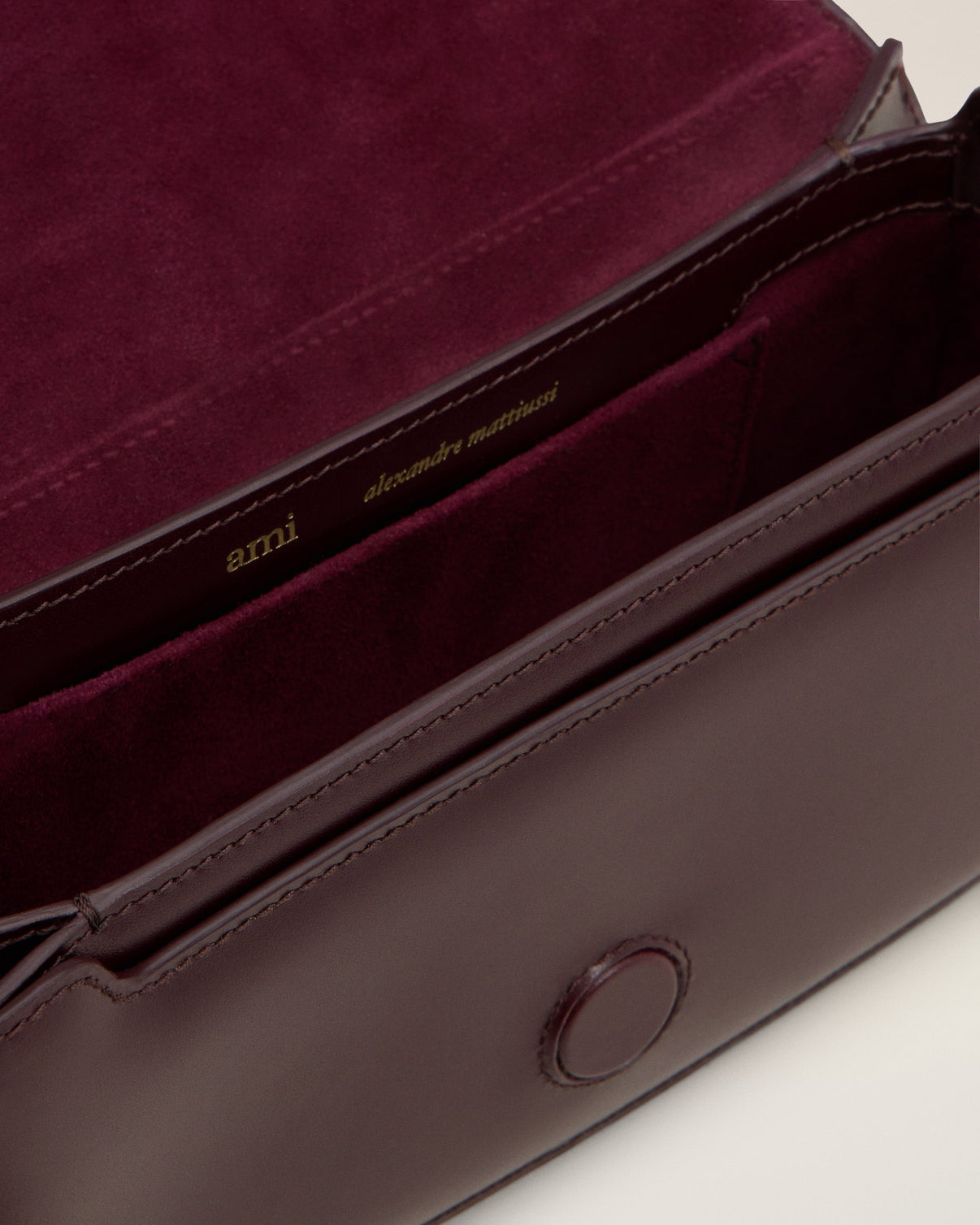 Burgundy Leather Shoulder Bag Paris Paris Bag